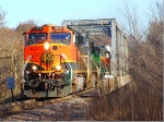 BNSF WB TOFC/Rock River Bridge